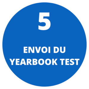 Envoi du yearbook test