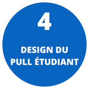 Design du pull étudiant